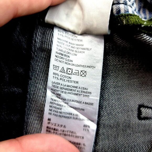 Tommy Bahama Authentic Cotton‎ Polyester Gray Mid Rise Jeans 42/27 Tagged 42/32 - Picture 11 of 11